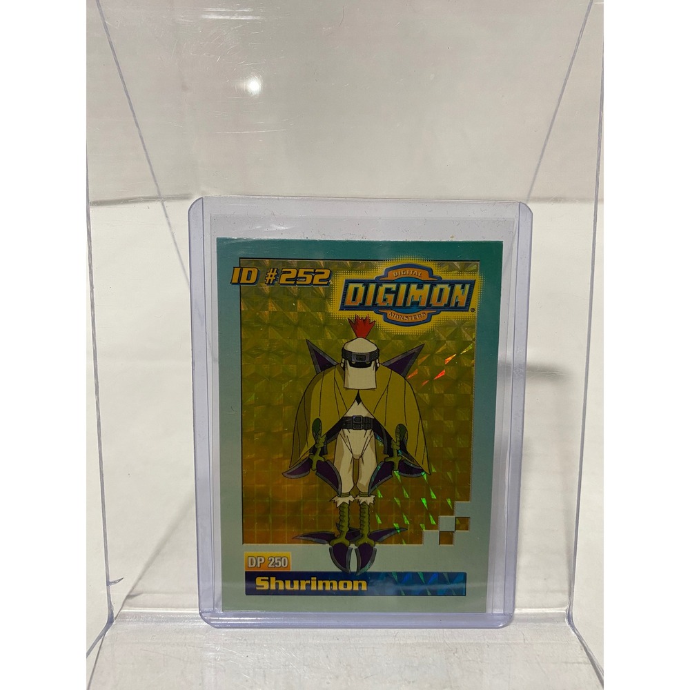 Bandai Digimon Trading Card Shurimon ID #252 Gold Prismatic Foil 1999